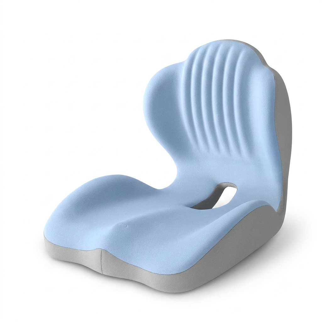 SitEase™ Ergonomic Posture Seat Cushion — 5-Zone Support for Back, Hips & Tailbone